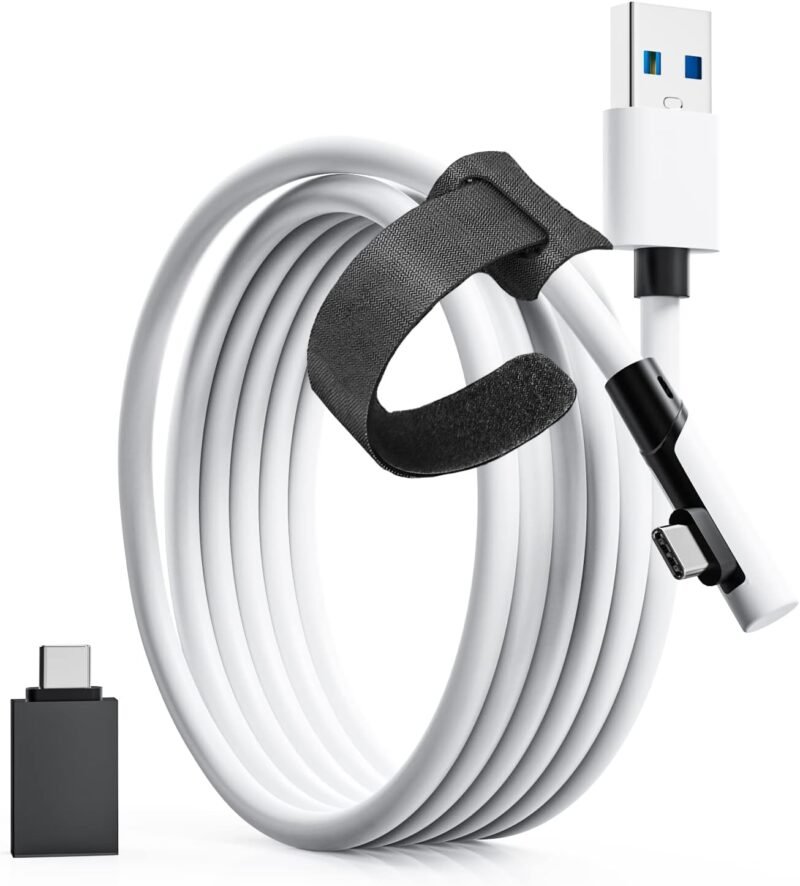 Tiergrade Meta Quest Link 3m Cable Compatible with Meta Quest 3/3S/2/Pro PICO4/Pro (5 Gbps, USB 3.2 Gen1 to USB C)