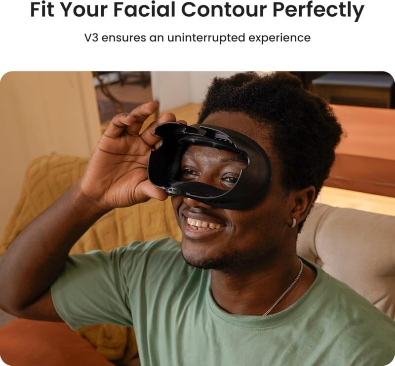KIWI design V3 Meta Quest 3 Face Cover PU Leather Facial Interface — изображение 7