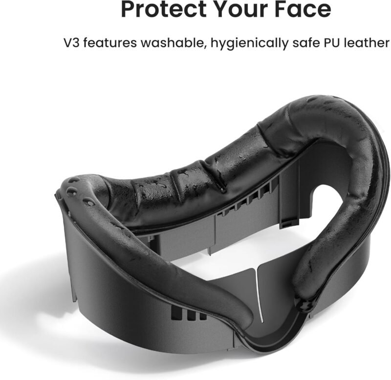 KIWI design V3 Meta Quest 3 Face Cover PU Leather Facial Interface — изображение 3
