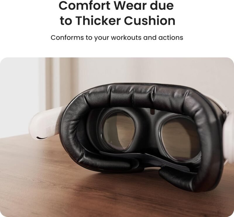 KIWI design V3 Meta Quest 3 Face Cover PU Leather Facial Interface — изображение 4