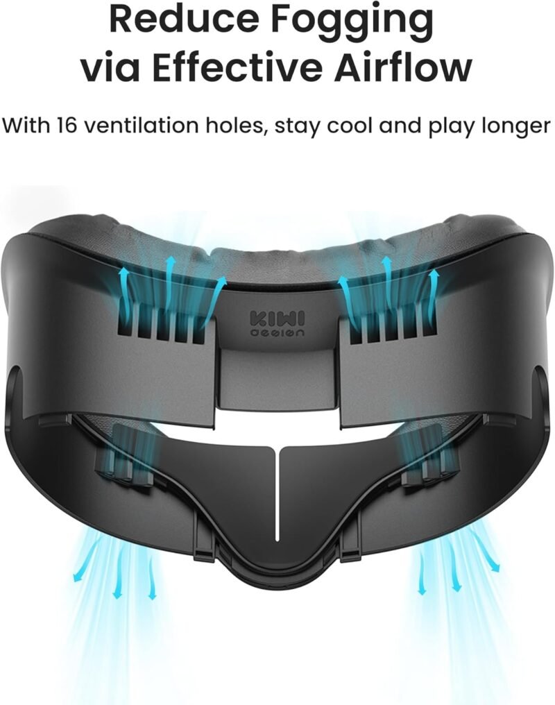 KIWI design V3 Meta Quest 3 Face Cover PU Leather Facial Interface — изображение 2