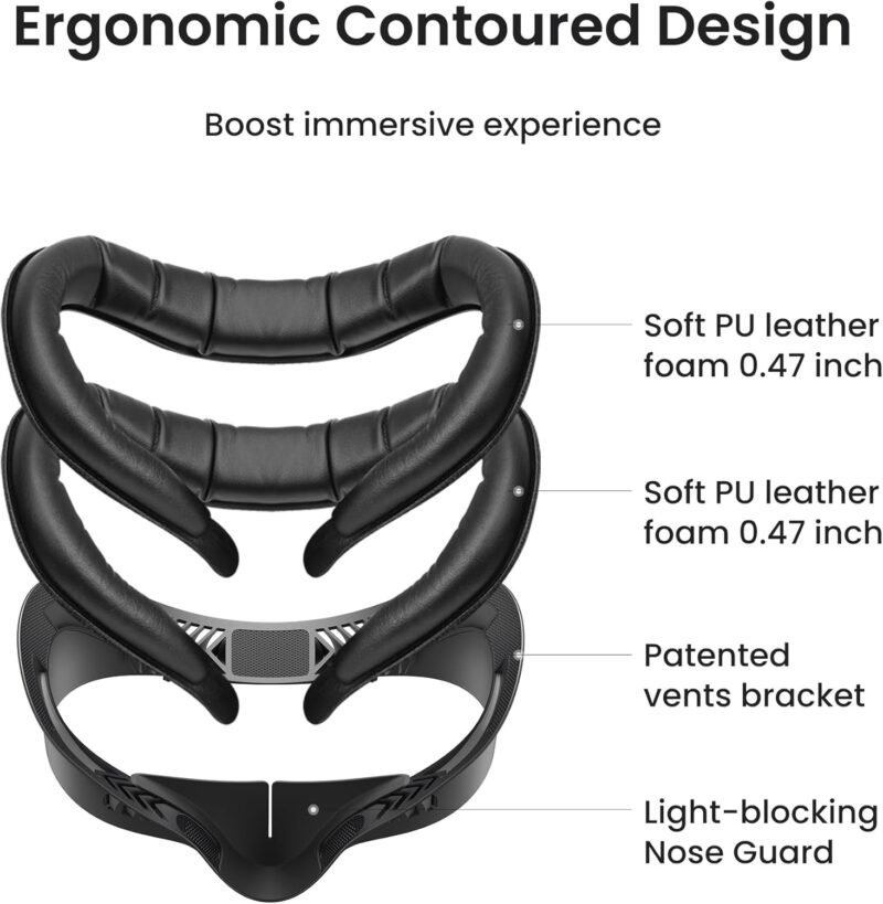 KIWI design V4 Face Cover  – 2 Facial cover Meta Quest 3S — изображение 2