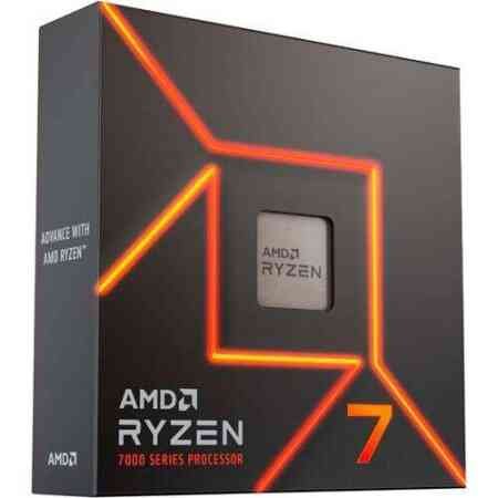 CPU|AMD|Desktop|Ryzen 7|R7-7700X|4500 MHz|Cores 8|32MB|Socket SAM5|105 Watts|GPU Radeon|BOX|100-100000591WOF