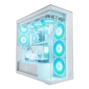 Case|ARCTIC|Xtender VG (White)|Case product features Transparent panel|Not included|Colour White|ACPCC00017A