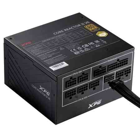 Power Supply|ADATA|CORE REACTOR II VE|750 Watts|Efficiency 80 PLUS GOLD|PFC Active|MTBF 100000 hours|COREREACTORIIVE750G-BKCEU