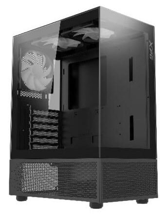 Case|ADATA|INVADER X MINI|MidiTower|Case product features Transparent panel|ATX|MicroATX|MiniITX|Colour Black|INVADERXMINIMT-BKCWW
