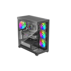 Case|XILENCE|ATX/micro ATX/Mini-ITX|Black|Midi Tower|PC|X818.ARGB