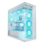 Case|ARCTIC|Xtender (White)|MidiTower|Case product features Transparent panel|Not included|Colour White|ACPCC00014A