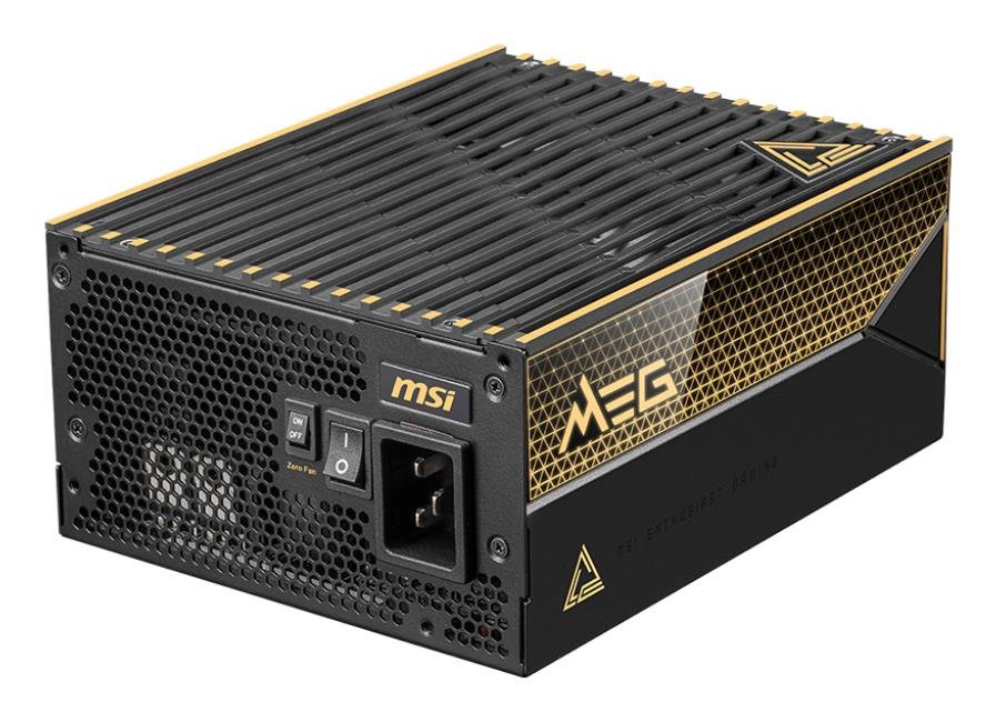 ca318640-dc22-4feb-9c1f-97ec6510b30b Power Supply|MSI|MEG AI1600T PCIE5|ATX 3.1|1600 Watts|Efficiency 80 PLUS TITANIUM|MEGAI1600TPCIE5