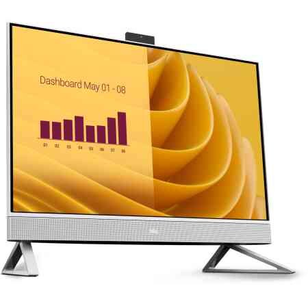 Monoblock PC|DELL|EC27250|Business|All in One|CPU Core 7|150U|1800 MHz|Screen 27"|RAM 16GB|DDR5|5200 MHz|SSD 512GB|Graphics card Intel Graphics|Integrated|ENG|Windows 11 Pro|Colour White|EC27250_RPLU-R_006_NOKB