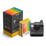 Polaroid - Now Gen 3 - Instant Camera - Bundle Camera + Colour Film (16 Photos) Black (6560)