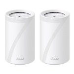 Wireless Router|TP-LINK|Wireless Access Point / Router|2-pack|9300 Mbps|Mesh|Wi-Fi 7|USB 3.0|4x2.5GbE|LAN  WAN ports 4|Number of antennas 4|DECOBE65(2-PACK)