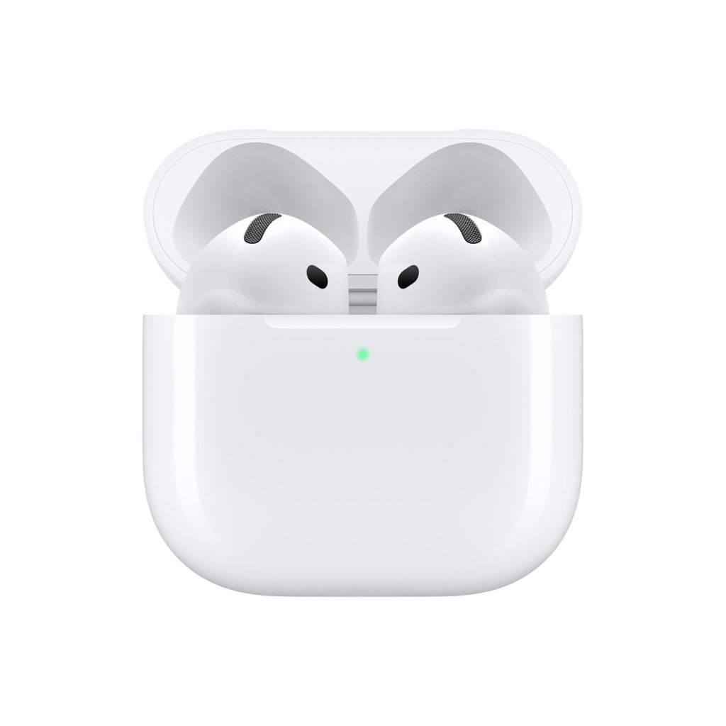 Apple AirPods 4 Wireless Headphones, Bluetooth Headphones with Active Noise Cancellation, Adaptive Audio, Personalised 3D Audio, Transparency Mode, USB-C Charging Case, Wireless...