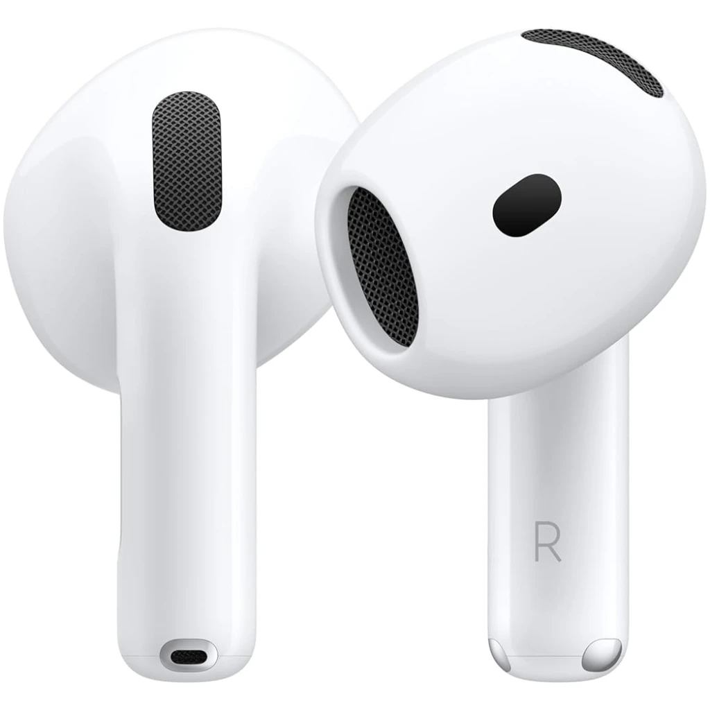 Apple AirPods 4 Wireless Headphones, Bluetooth Headphones with Active Noise Cancellation, Adaptive Audio, Personalised 3D Audio, Transparency Mode, USB-C Charging Case, Wireless...