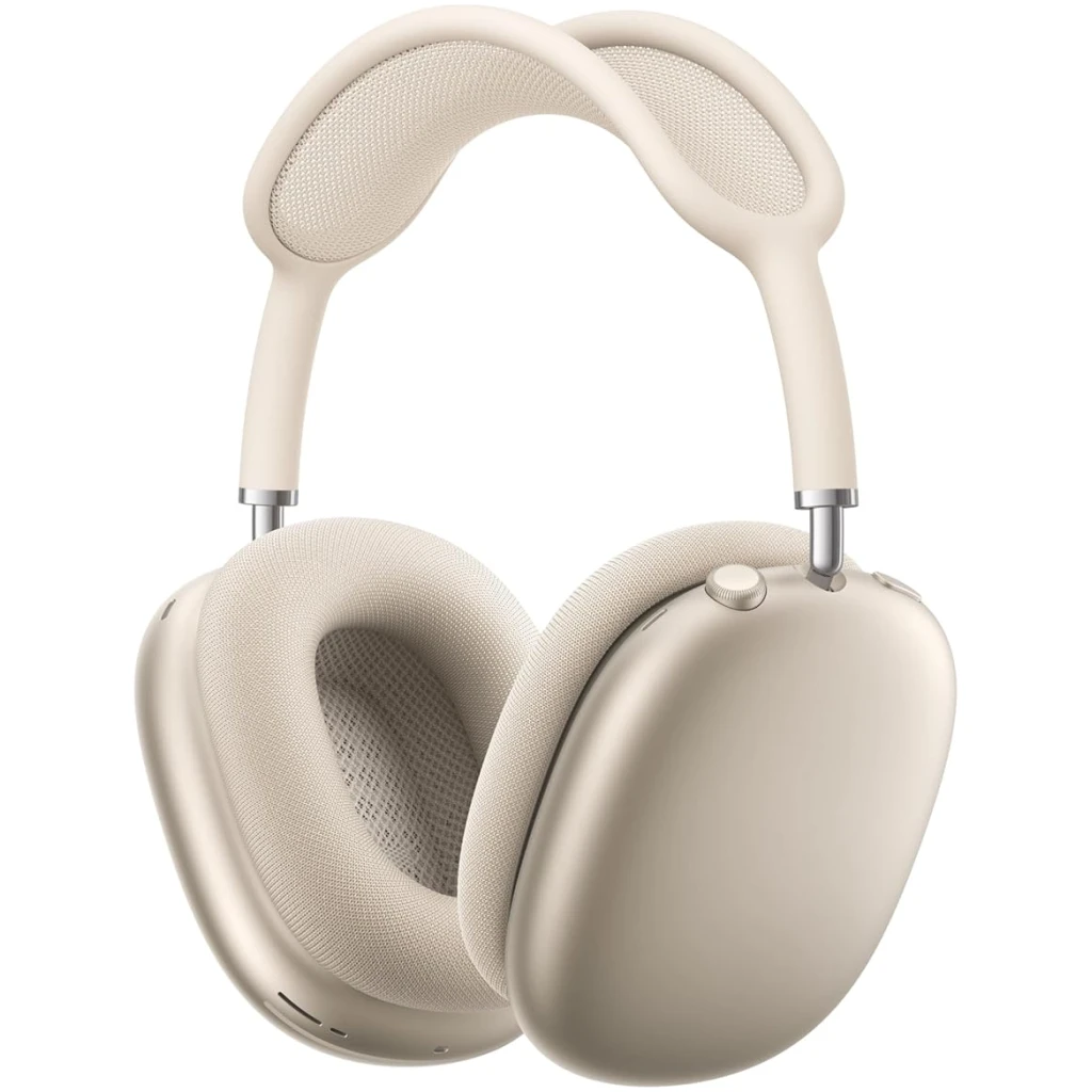 Apple AirPods Max Wireless Headphones, Active Noise Cancelling at Pro Level, Transparency Mode, Personalized 3D Audio, USB-C Charging Case, Polar Star