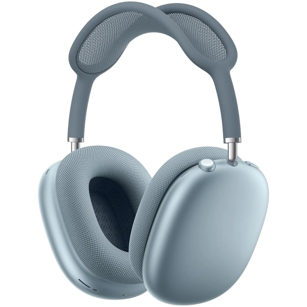 Apple AirPods Max Wireless Headphones, Active Noise Cancelling at Pro Level, Transparency Mode, Personalized 3D Audio, USB-C Charging Case, Blue