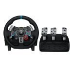 Logitech G29 Gaming Driving Force racing wheel, twin engine force feedback, 900 ° steering range, racing steering wheel, adjustable stainless steel floor pedals, PS4 / PS3 / PC...