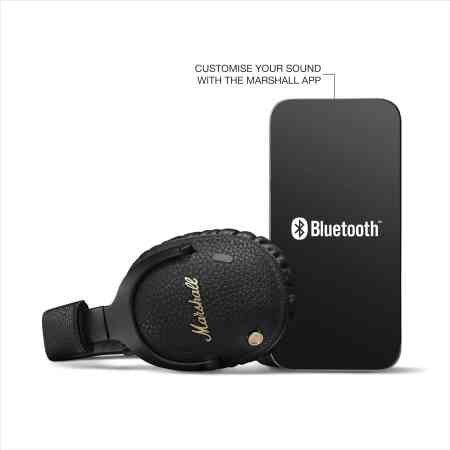 Marshall Monitor III ANC Active Noise Cancelling Bluetooth Headphones, 70 Hours Playtime - Black