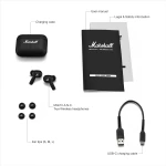 Marshall Motif II ANC - True Wireless Active Noise Cancelling Bluetooth Headphones, Earbuds, 30 Hours Playtime - Black