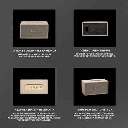 Marshall Stanmore III Bluetooth Speaker - Cream