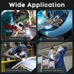 Pārnēsājamais rokas metinātājs FormiPow  220 V, ARC elektrods metināšanas mašīna ar IGBT inverteri, lāzera metināšanas ierīce