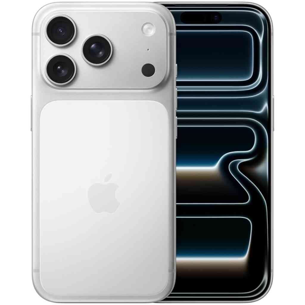 Apple iPhone 17 Pro 512 GB: 6.3 collu displejs ar ProMotion līdz 120 Hz, A19 Pro mikroshēma, revolucionāra akumulatora darbības laiks, Pro Fusion kameru sistēma ar Centre Stage...