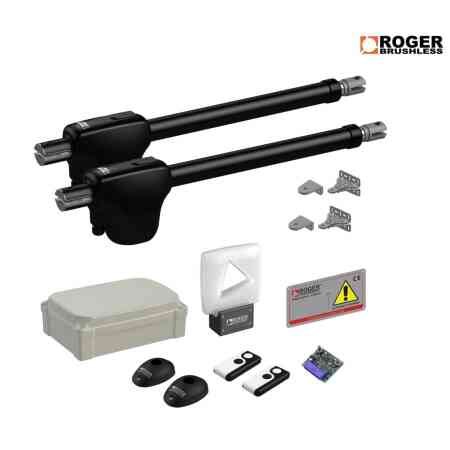 Roger Technology KIT MONOS4/220 230V divviru veramo vārtu automātikas komplekts