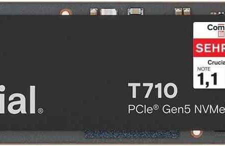 Crucial T710 1TB NVMe Gen5 SSD