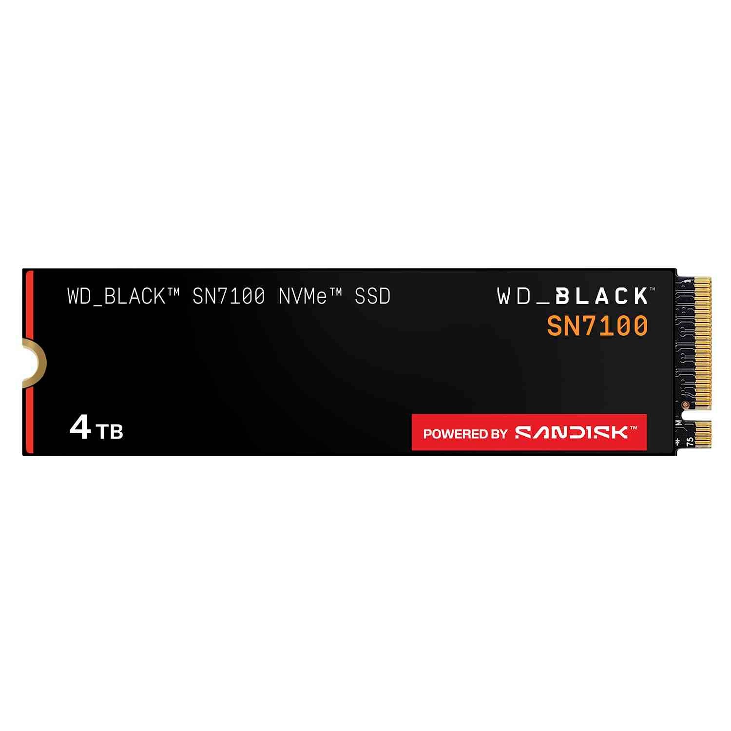 WD_Black SN7100 4TB NVMe SSD WD_Black SN7100 4 TB NVMe SSD