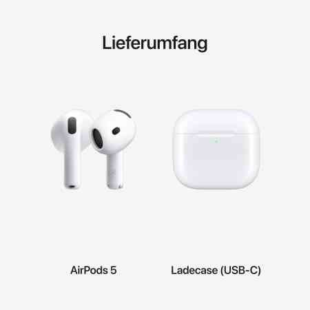 Apple AirPods 5 bezvadu austiņas MKFW4ZM/A